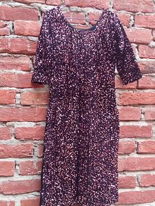 Embalished Kurta With Bell Bottom Plazo, Dupatta