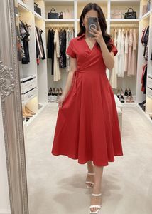 Pintrest Red Wrap Dress