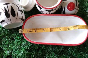 Sugar Salt Container/ Ceramic Material