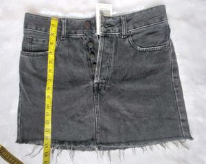 Denim Mini Skirt