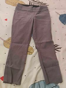 Gray Straight Leg Pants
