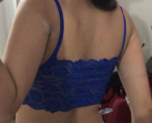 Royal Blue Lace Bralette