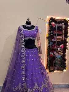 Purple Lehenga Choli