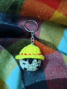 Handmade Luffy Crochet Keychain