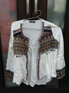 Jacquard Style Cover Up - M Size