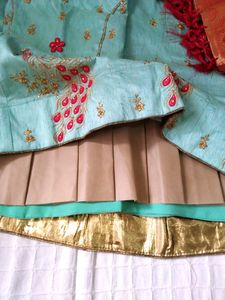 Embroidered Lehenga Choli With Banarsi Duppata