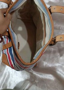 Coach Hampton Stripe Tote