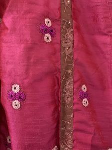 Pink Embroidered Kurta