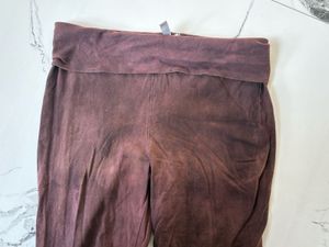 Brown Flared Pants
