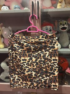 Cheetah Print Mini Skirt