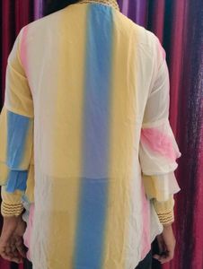 Rainbow Bell Sleeve Top