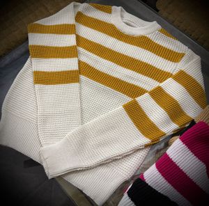 Striped Knit Sweater
