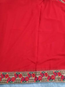 Beautiful Partywear Border Saree 🥻 ❤️