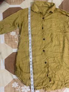 Mustard Button-Down Shirt