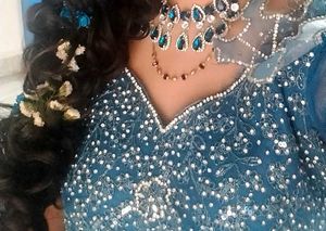 Blue Embellished Ethnic Gown