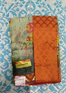 Floral Print Saree