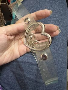 Y2K Heart Strap Up Choker