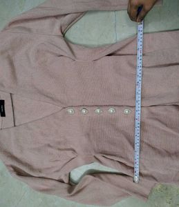 🔥Woolen blazer 😍 New Nude pink sweater overcoat