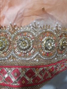 Peach Embellished Salwar Kameez