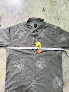 Leaf Print Casual Shirt