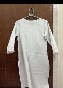 White Cotton Kurta