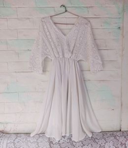 White Frock With Lace