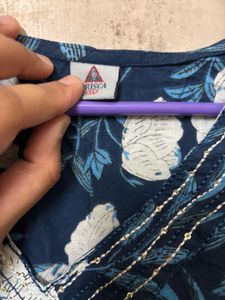 Floral Print Kurta