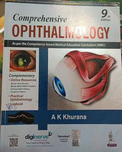 ophthalmology ak khurana 9th edition textbook