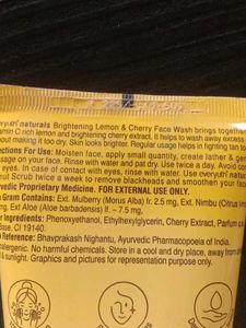 Everyuth Lemon &amp; Cherry Face Wash