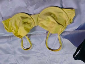 Yellow Bikini Top