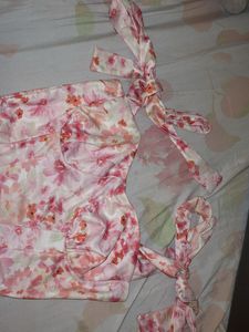 Floral Print Strappy Corset Top 🌸