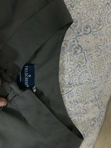 Grey Formal Casual Top