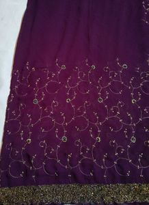 saree with blouse 💗like new !