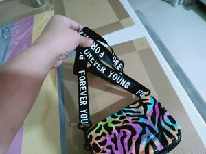 new Colorful Animal Print girls sling bag