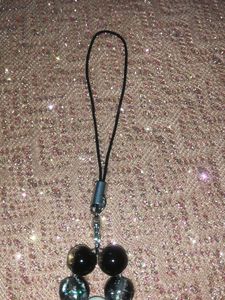 XO Beaded Phone Charm