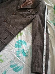 Premium Wool Blend Blazer Coat