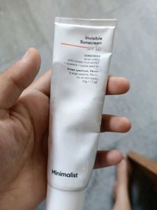 Minimalist Sunscreen