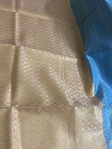 Elegant Blue Woven ponadai shawl