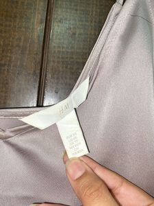 Rose Gold Coloured Slip With Embellished Straps