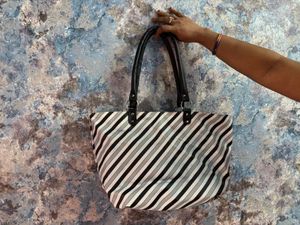 Striped Hobo Bag