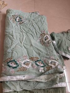 Elegant Yellow Saree