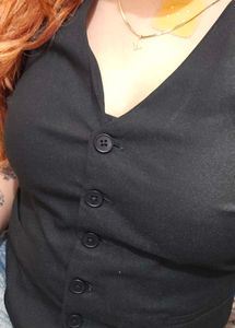 Chic Black Vest
