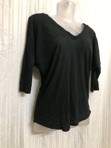 Express Black Short Sleeve Top