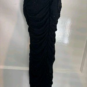 oh polly Sparkling Black Bodycon Dress