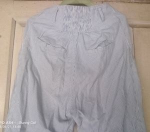 FRESH STRIPPED COTTON PANTS