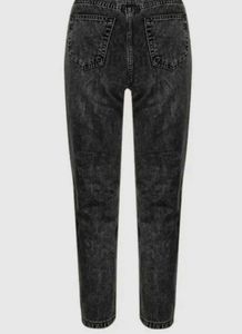 Ripped Greyish Black Jeans