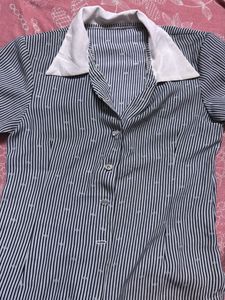 Vintage Striped Blouse
