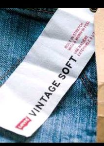 Levis High Waist Branded Denim