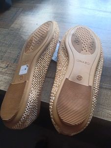 Woven Ballerinas with Bow Detail