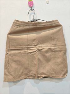 Leather Mini Skirt